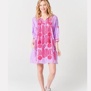 j marie Women's Pink Kennedy Dress